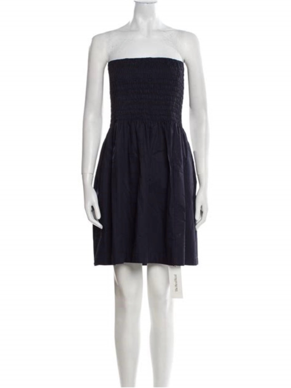 Dark Blue Sleeveless Dress By ATM Anthony Thomas Melillo size large.